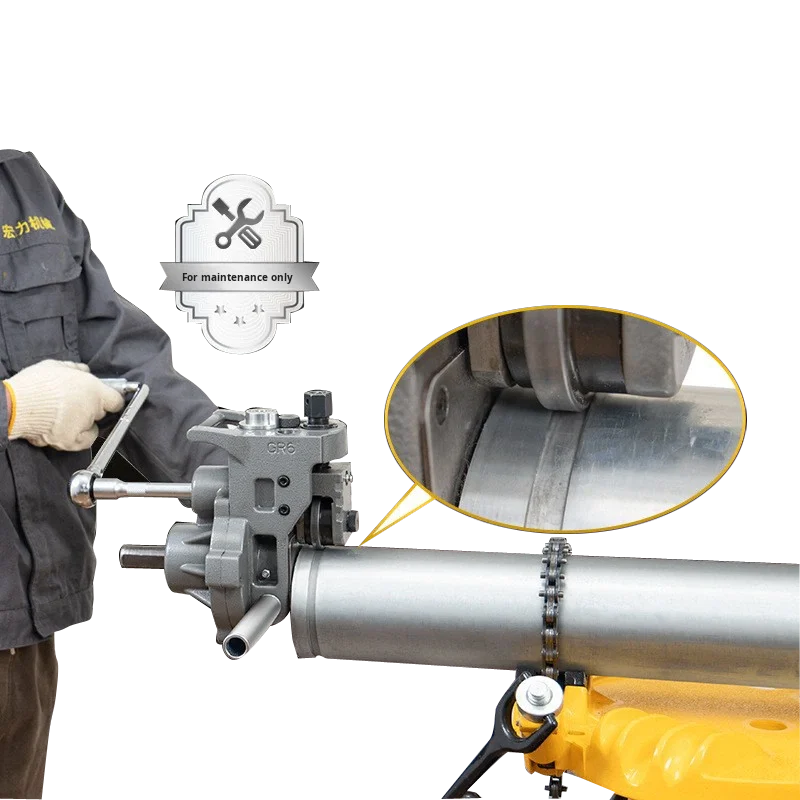 GR6 China Manual Grooving Machine for 1-6 Inch Steel Aluminum Pipes Convex Grooving Maintenance-Specific No Power