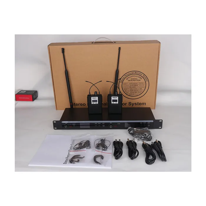 

PSM600 dual channel professional performance stereo stage Performance live wireless new dual Channel In-ear Monitors system
