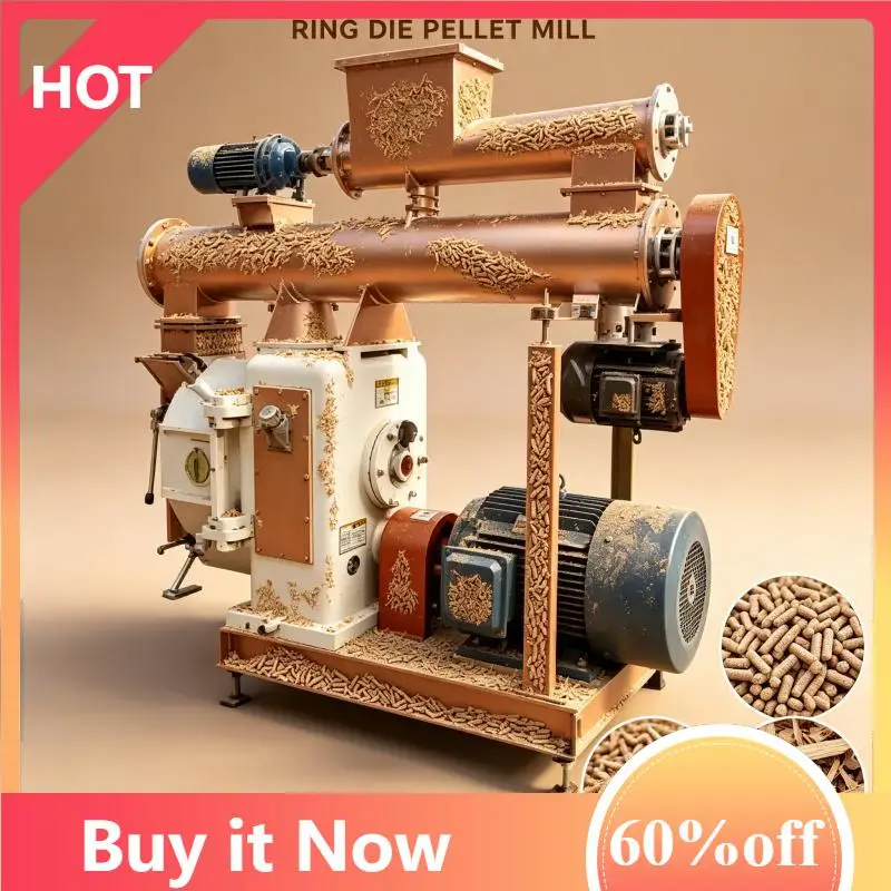 Cattle Feed Mill Pelletiz Animal Goat Farming Equipment Feed Processing Pellet Machine Animal Feed Farm