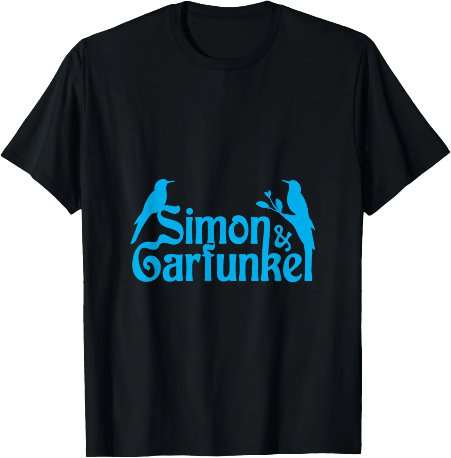 Simon Garfunkel - Birds T-Shirt 100% Cotton Trendy Y2K Short-Sleeve Tee – Soft, Quick-Drying, & Moisture-Wicking; Ideal Sports
