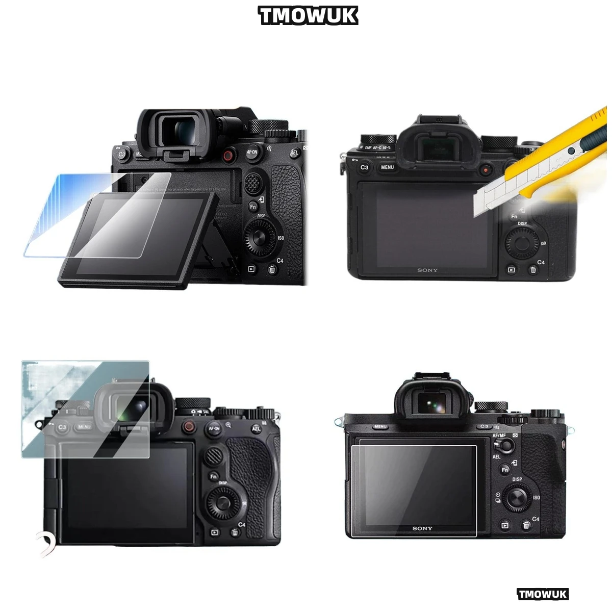 

9H Hardness Tempered Glass Screen Protector Fit For Sony FX3 FX30 ZV1 ZV1 - E10 A9 A9II