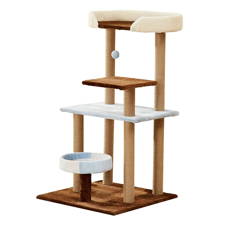 Arbol-para-gatos-de-multiples-niveles-con-condo-rascador-grande-pelota-de-juguete-interactiva-extra-ancho-y-alto-para-gatos-grandes
