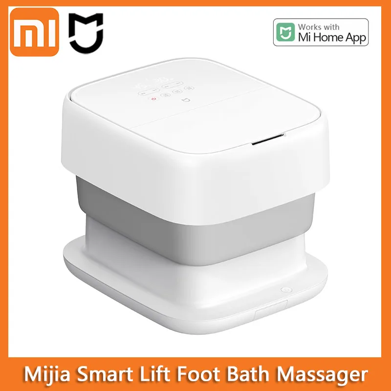 Xiaomi Mijia Smart Lift do kąpieli stóp podgrzewany masażer termostatyczny w pełni automatyczny składany wiadro do moczenia stóp z aplikacją Mi Home