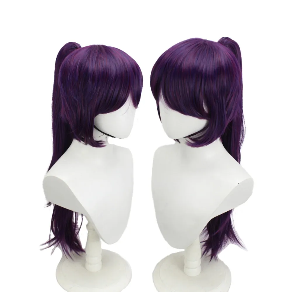 Bleach Yoruichi Shihoin Cosplay Wig Purple Hair for Costume Set