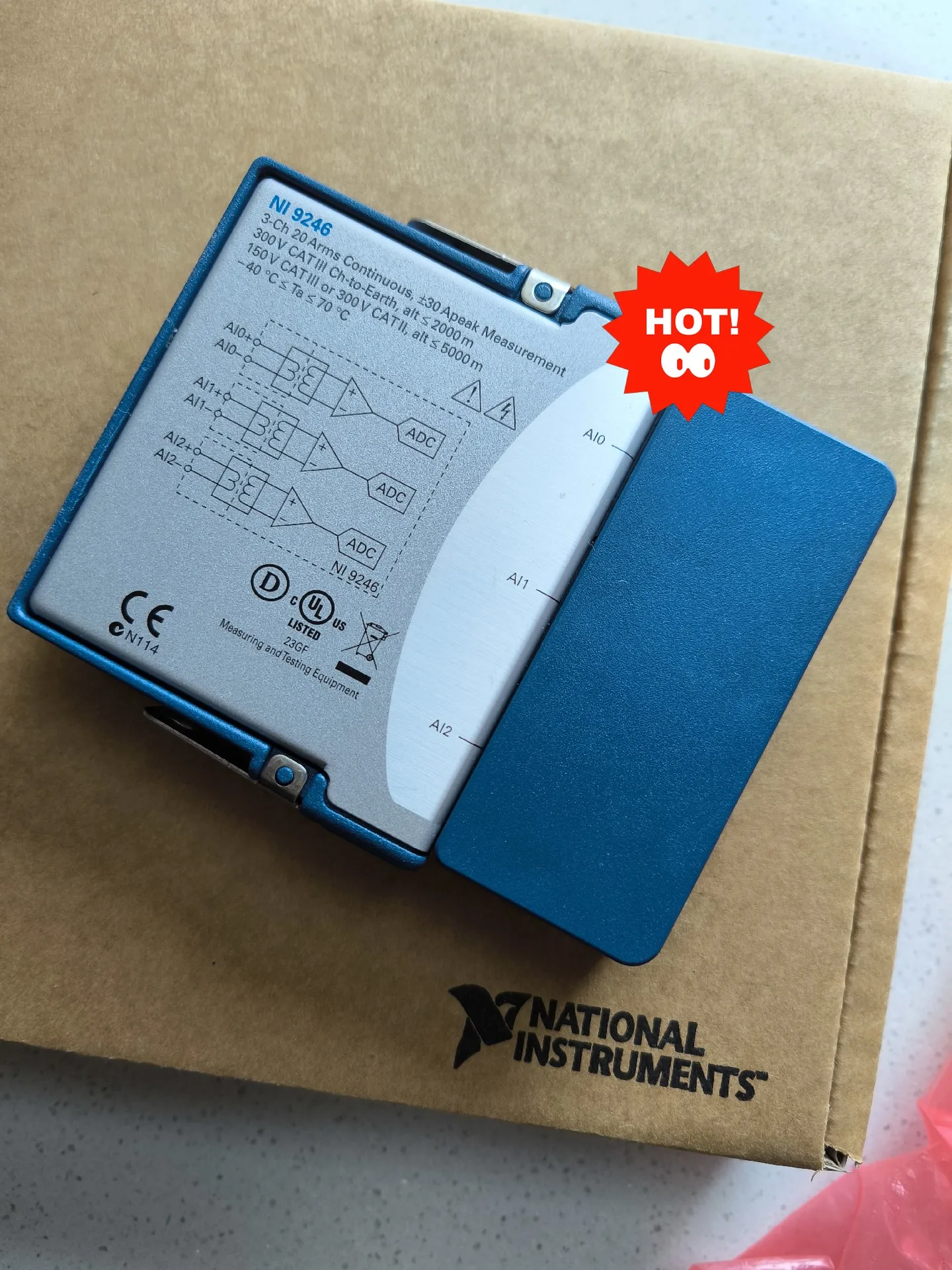 NI 9246 Module 783920-01 Physical Picture Is Almost Brand New