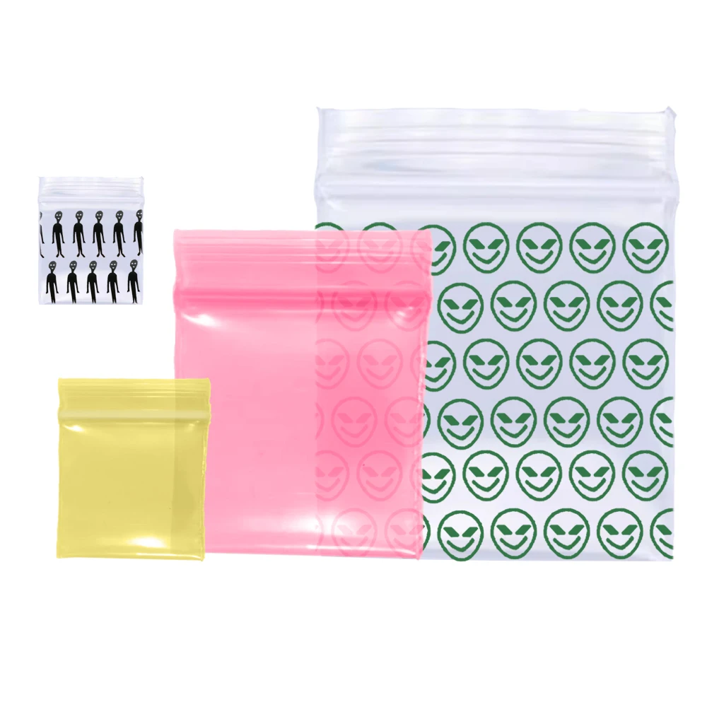 Mini Ziplock Bags Transparent Reusable Small Baggies Design Plastic Zip bag