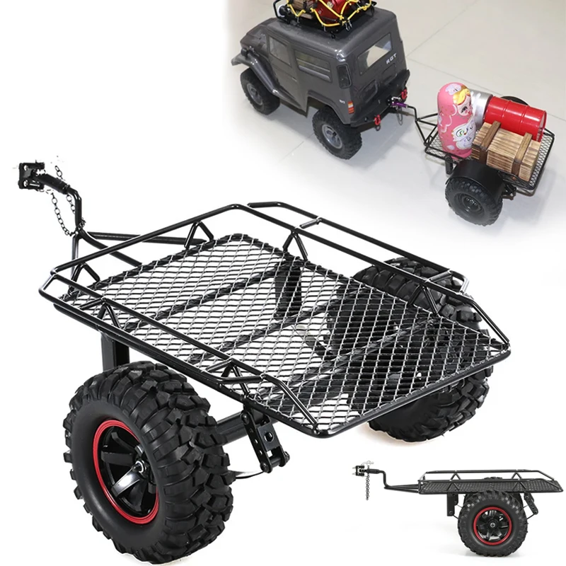 

Metal RC Trailer Hopper Frame Simulation For 1/10 Rock Crawler Truck Trail Trxs TRX-4 TRX4 Axial SCX10 RC4WD D90 CC01