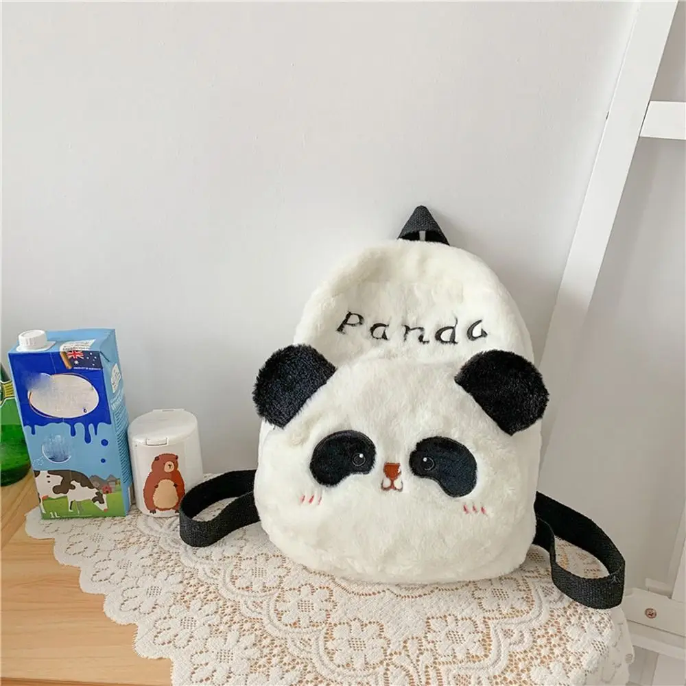 Cute Panda Backpack Korean Style Animal Students School Bag Stuffed Bags Large Capacity Cartoon Messaage Bag Shopping