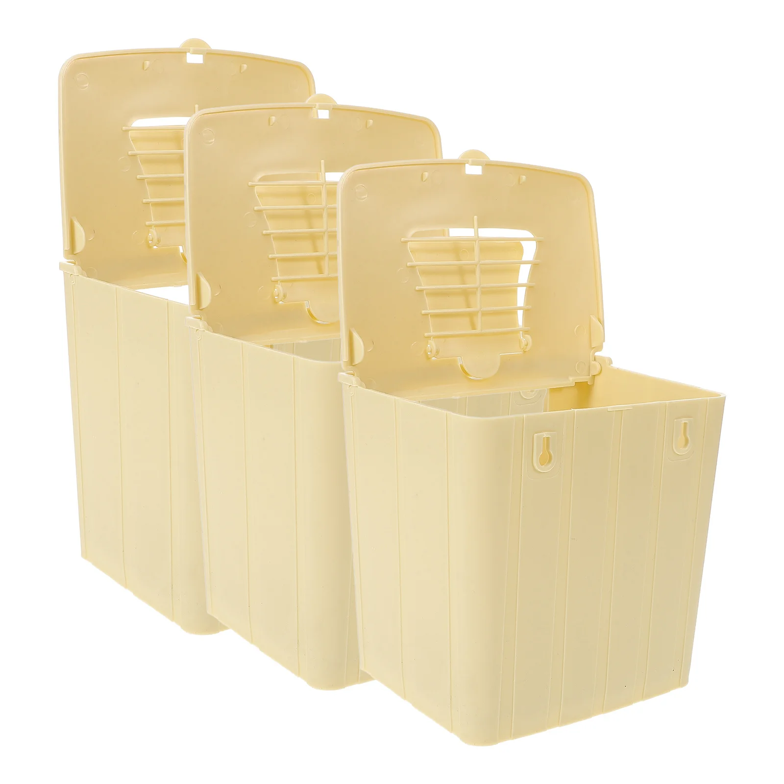 

3Pcs Bird Breeding Box Durable Plastic Nesting Box Hanging Bird Nest for Garden Yard Home Pet Birds Nesting Boxes for