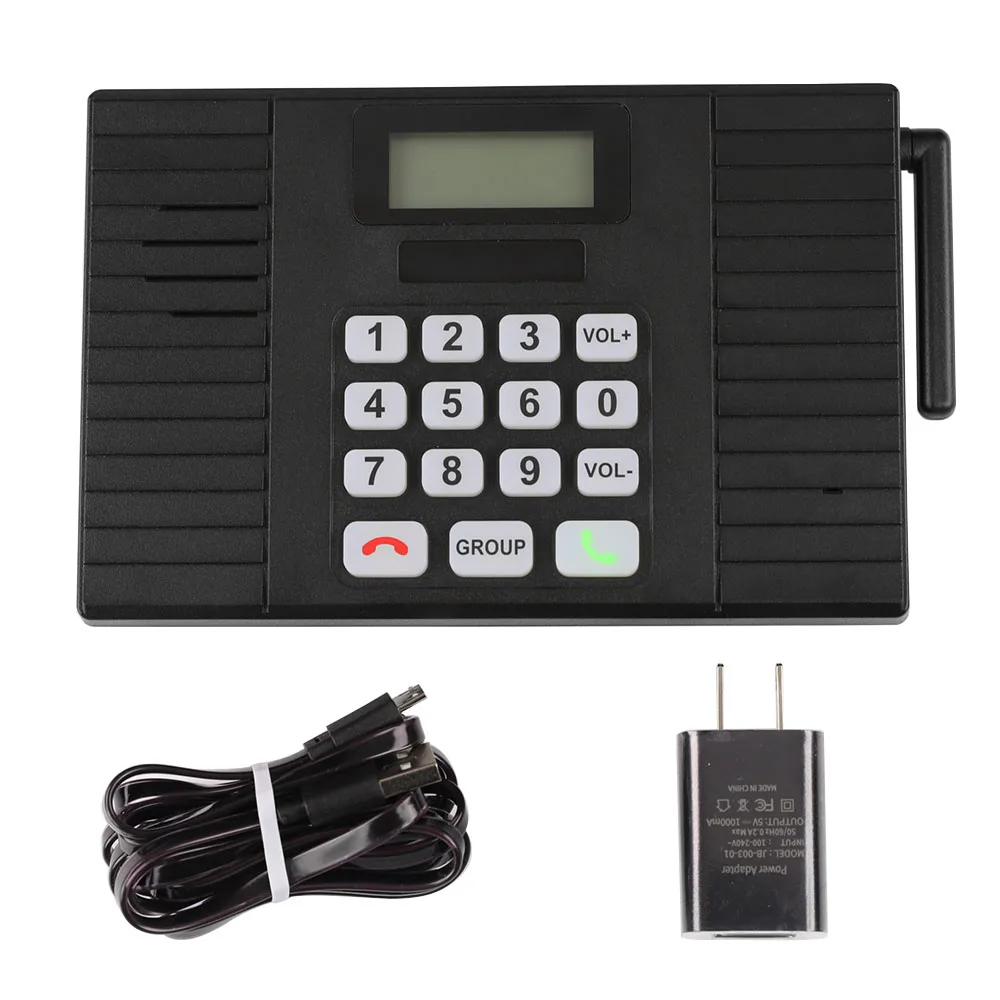 Wireless Intercom System Hand Free 3000 Meters Real Time Two Way Communication Intercom System for Home Office Hotel