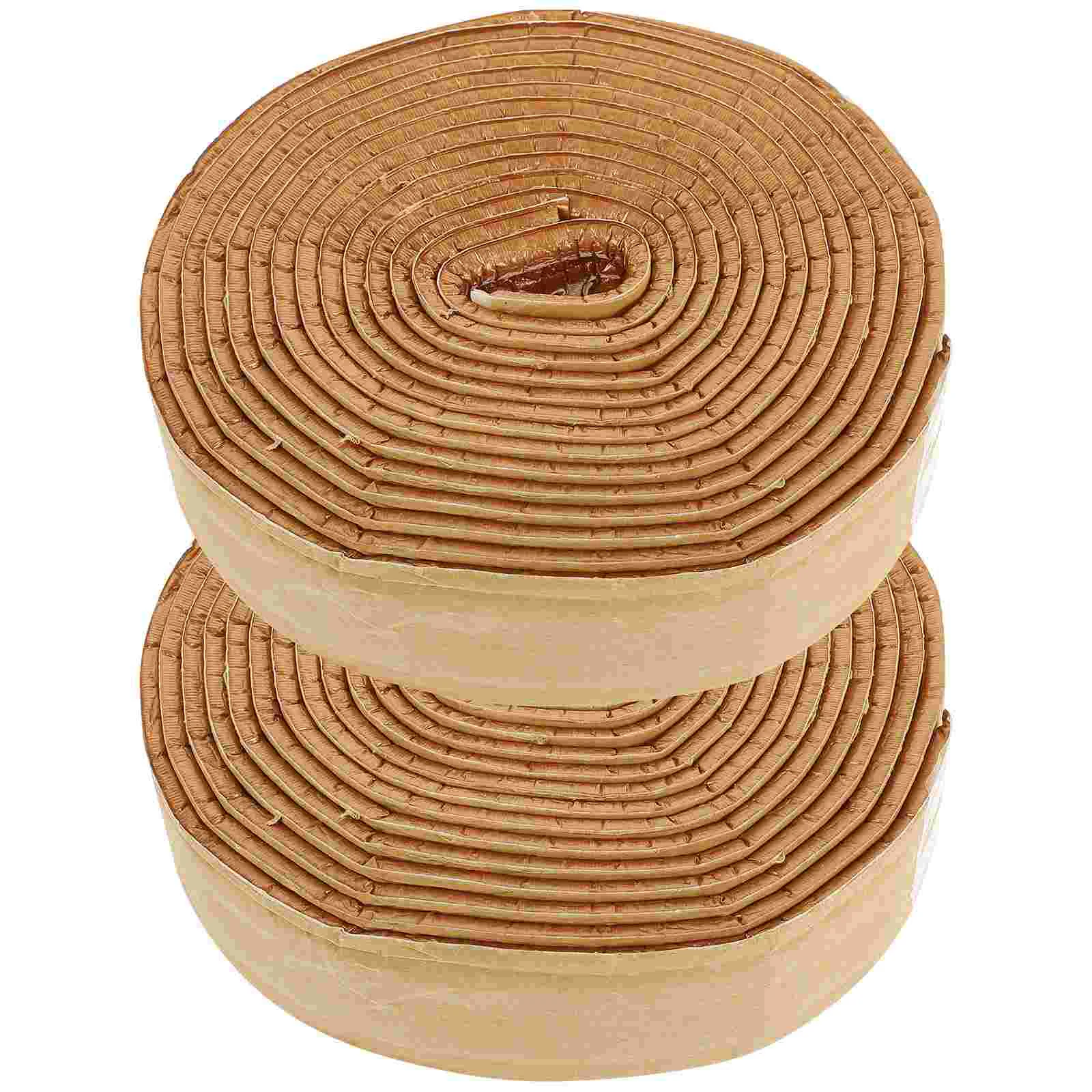 

2 Rolls Label Nursery Pots Waistline Skirting Flexible Trim Caulk Strip Wall Borders Peel and Stick Corner Molding for