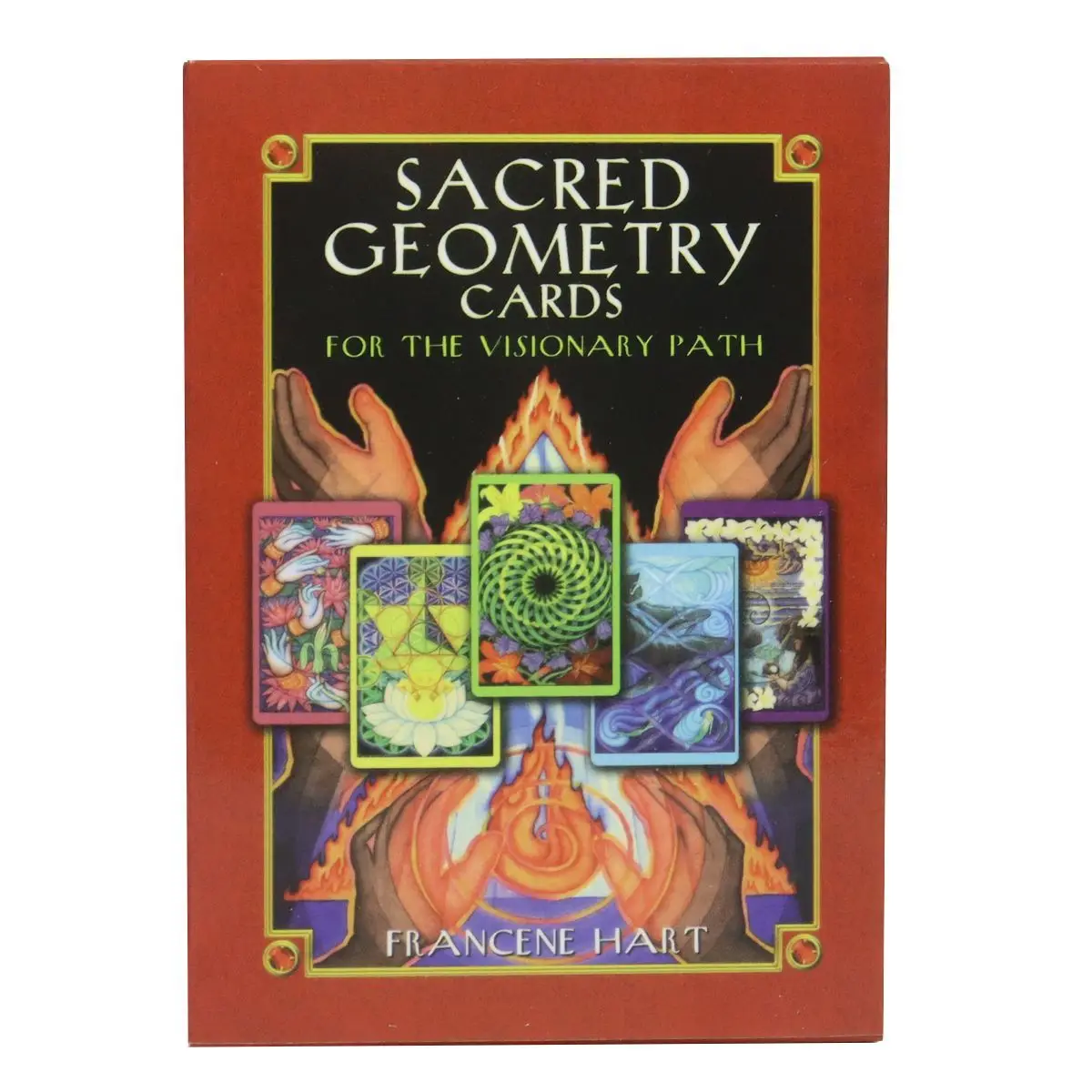 Heilige geometriekaarten voor het visionaire pad 64-delige Orakelkaarten die wiskunde, wetenschap en spiritualiteit integreren - 10,4 * 7,3 cm