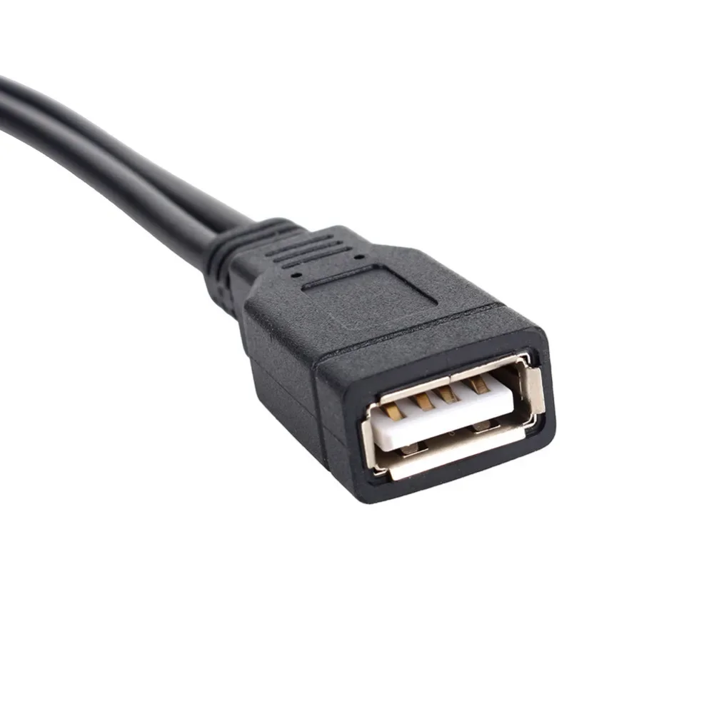 15 cm 30 cm USB 2.0 A 1 męski na 2 podwójne żeńskie złącze USB Koncentrator danych Zasilacz Y Rozdzielacz USB Kabel zasilający do ładowania