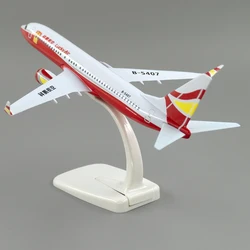 20cm Aircraft Boeing 737 Lucky Air Alloy Plane B737 Model Toys Children Kids Gift for Collection