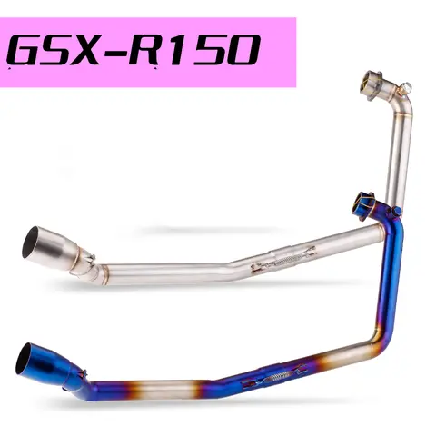 Slip-on Exhaust Header Tube  For Suzuki GSXS150 GSXS125 GSXR150 GSXR125 Motorcycle Escape 51MM Interface Front Link Pipe