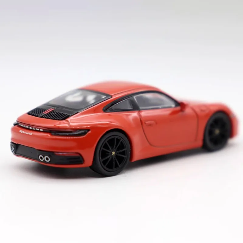 MINIGT Model samochodu sportowego 911 4S w skali 1:64, odlew ze stopu, symulacja, statyczny model do kolekcji, dekoracja, świąteczny prezent, pamiątka.