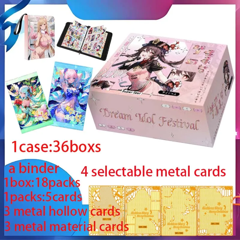

Новейшие карты Dream Idol Goddess Story, коллекционные карты Waifu Booster Box CCG ACG Doujin, игрушки и подарок для хобби