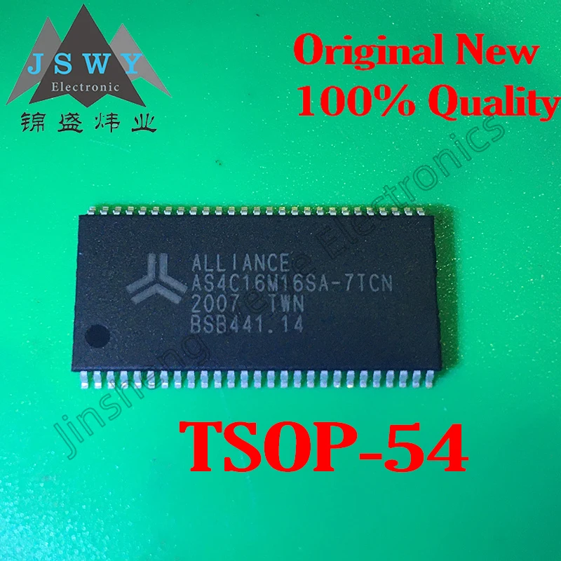 5~10PCS AS4C16M16SA-7TCN package TSSOP54 dynamic random access memory 100% brand new original spot product