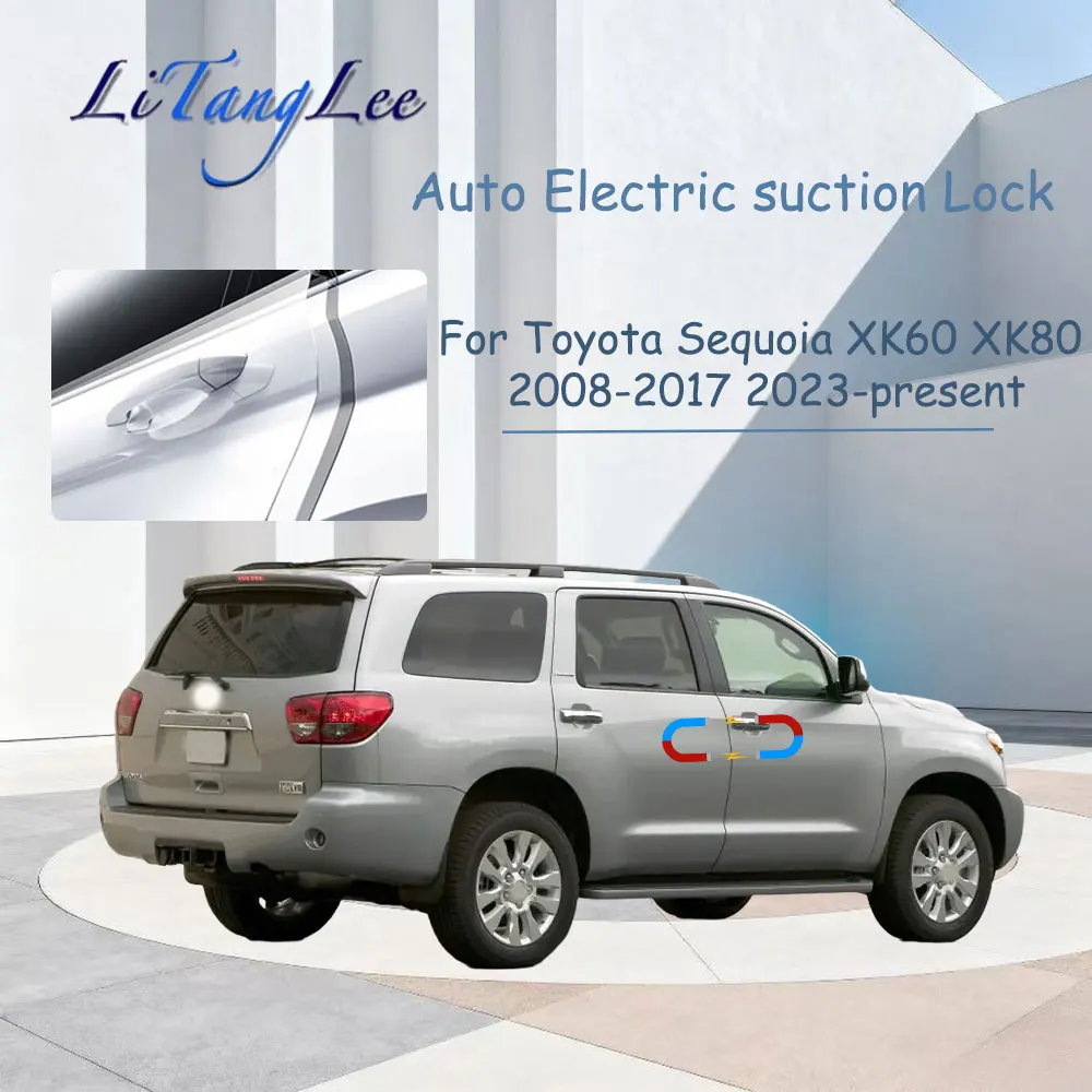 

​ ​ Для Toyota Sequoia XK60 XK80 автомобильная мягкая закрывающаяся дверная защелка, привод замка, автоматическое электрическое поглощение, всасывание, бесшумность