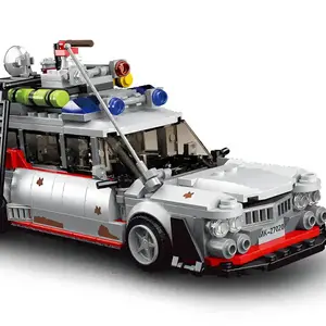 MOC-Mını Hayalet Film ve Araba Montaj Yapı Taşı çocuklar için, teknoloji, model araba, oyuncak DIY, çocuklar için hediyeler Araba için en iyi 10 satış-kendin yap - №8