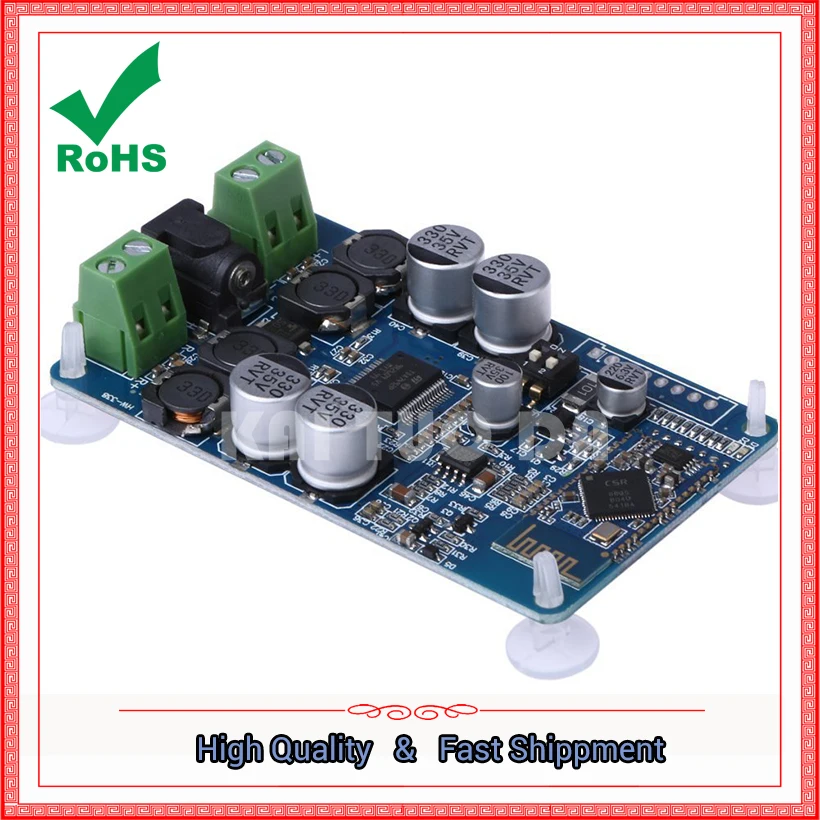 Bluetooth-compatible CSR4.0 Power Amplifier Module Board TDA7492P Stereo Audio Receiver Digital Amplifier Board