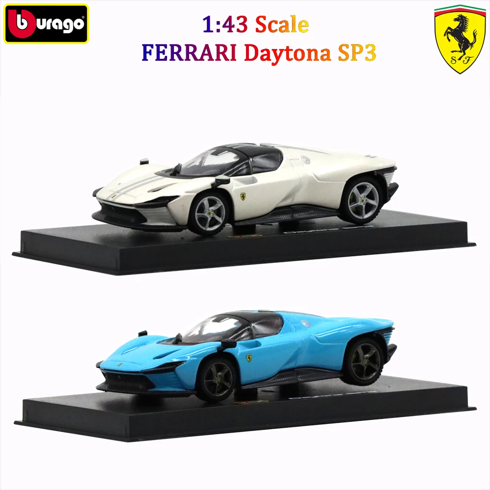 

Модель Автомобиля FERRARI Daytona SP3 в масштабе 1:43, модель автомобиля из сплава Bburago, Коллекционная модель автомобиля, подарки, игрушки для взрослых