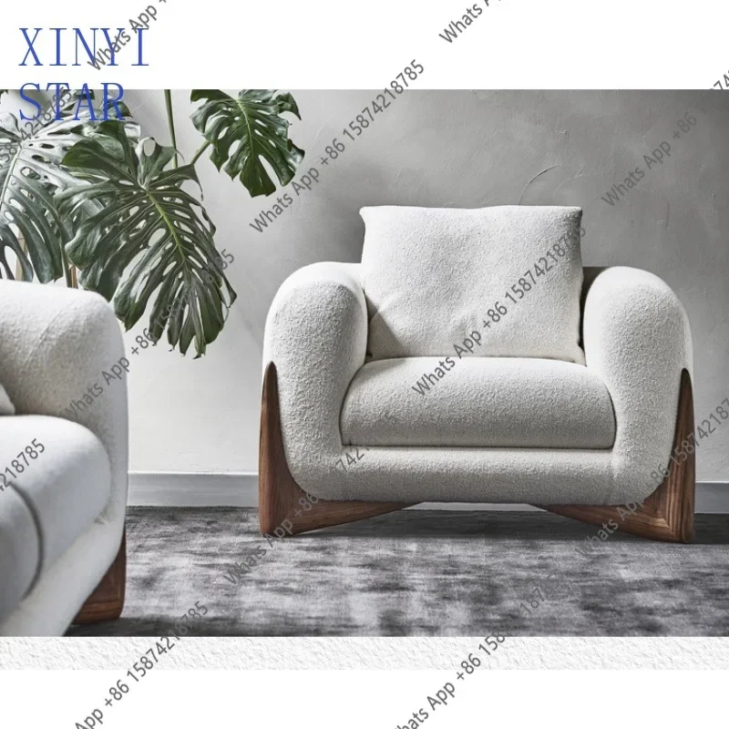 

Диван X C Nordic для небольших квартир, тканевый, в стиле лофт, японский, модульный, дизайнерская мебель для гостиной, в стиле Ваби-Саби, двухместный