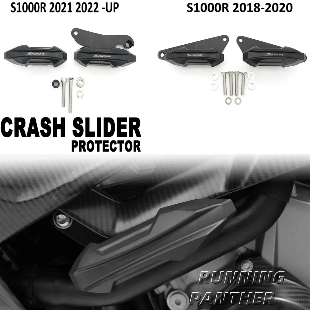 

NEW For BMW S1000R 2021 2022 Motorcycle Frame Sliders Pad Protector Guard Anti-Fall Glue Falling Protection Pads Set 2018-2020