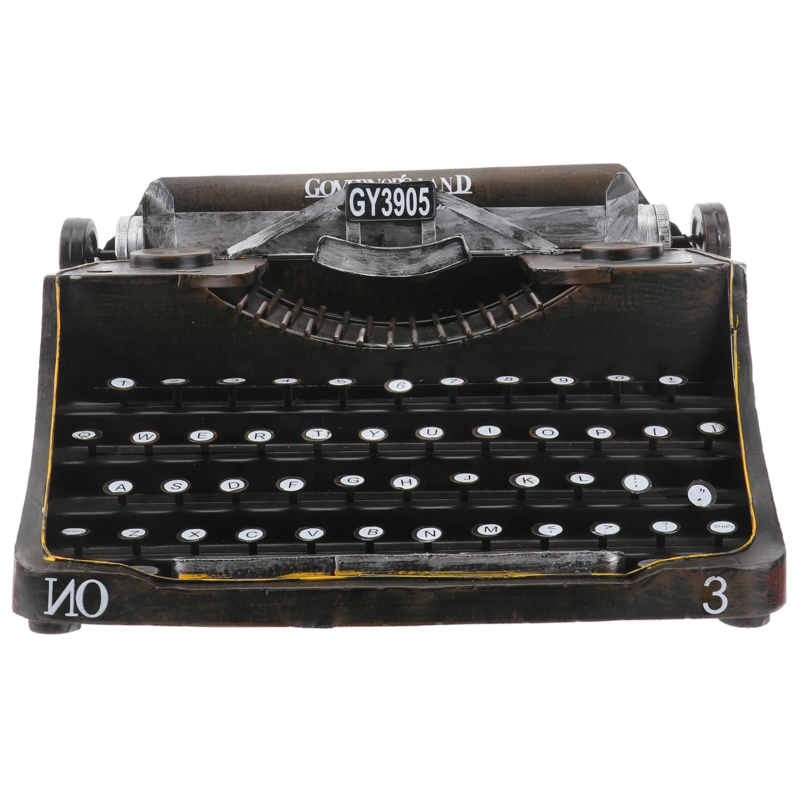 Printer Crafts Home Decor Manual Typewriter Model Vintage Photo Prop Cabinet Adornment Decorations