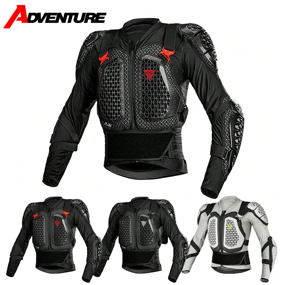 

Moto Armor Riding Motorbike Jacket Motorcycle Full Body Armor Protection Moto Jackets Motocross Enduro Motorcycle Equipment