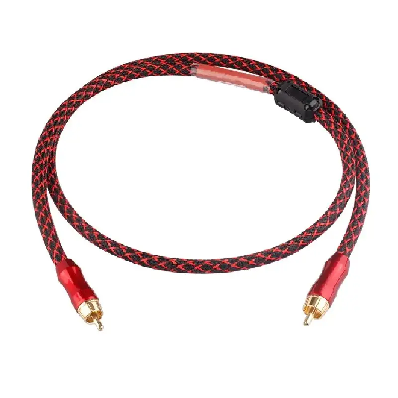 YYAUDIO 6N OFC 75ohm Hifi Digital Coaxial Audio Video Rca Cable Hi-end RCA to RCA Male Subwoofer Audio Cable Speaker Subwoofer - Image 7