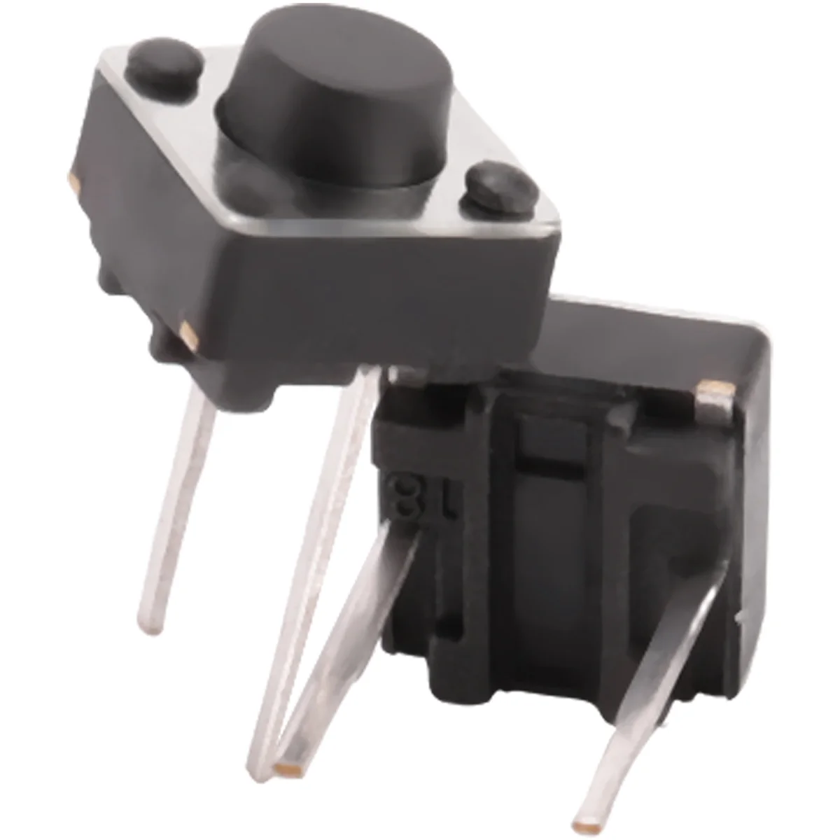 ZIZI 20 Pcs 6x6x5mm Momentary Tactile Tact Push Button Switch 2 Pin DIP Through Hole