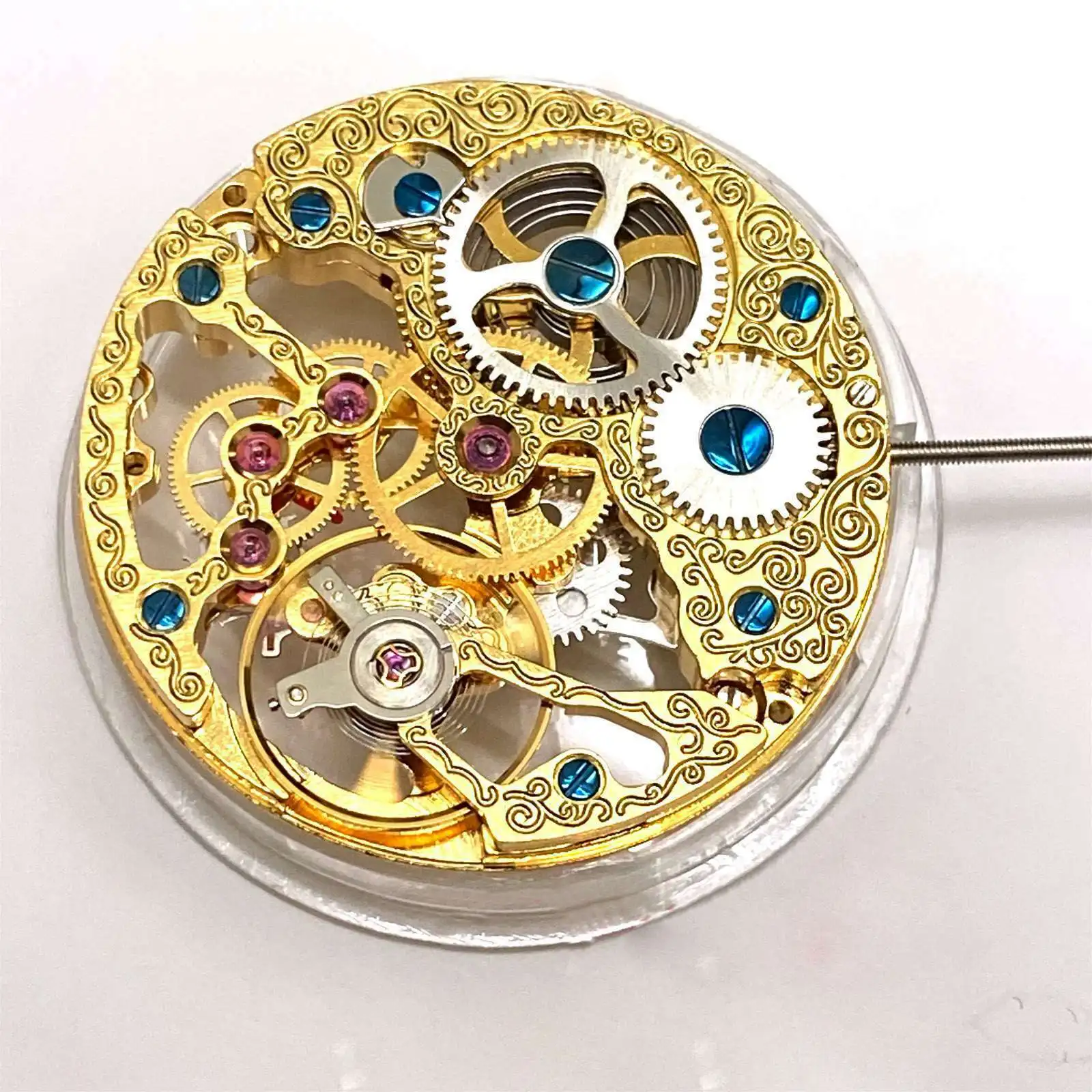 

Аналоговый полый механизм с открытым сердцем для 6497 ST3600, механизм для часов с ручным заводом, маленькая секундная стрелка @ 9, запасной механизм для часов