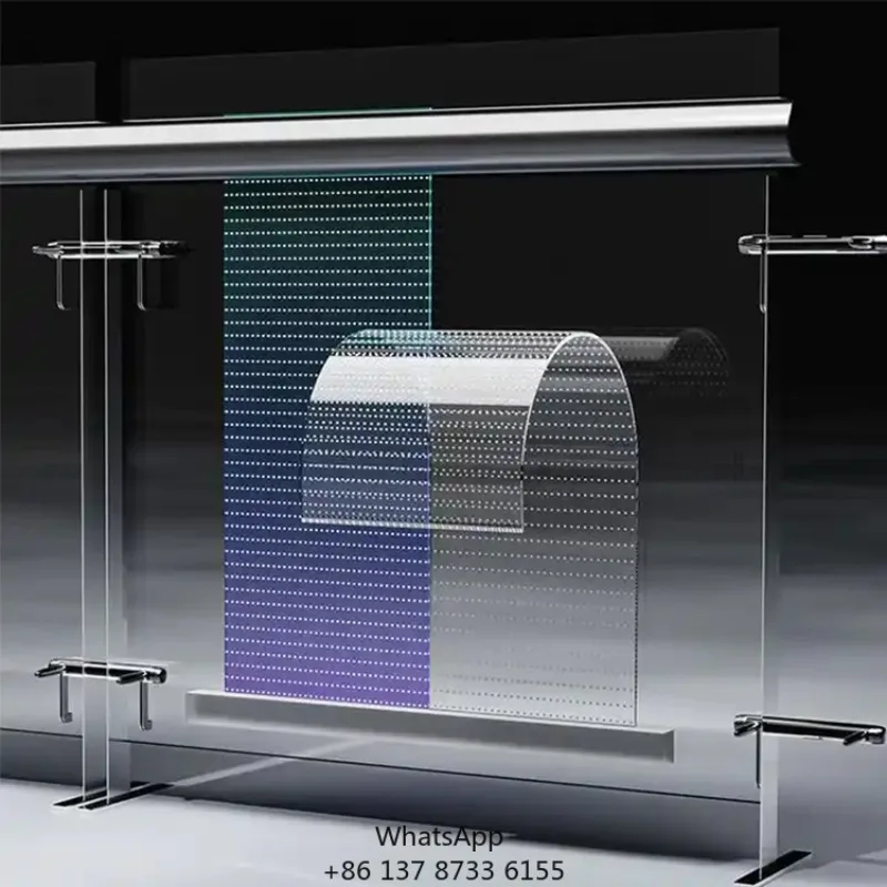 

Hot Sale P6 High Transparent Indoor 960*240/1200*240 Mm Advertising Transparent Flexible Led Screen Film Display