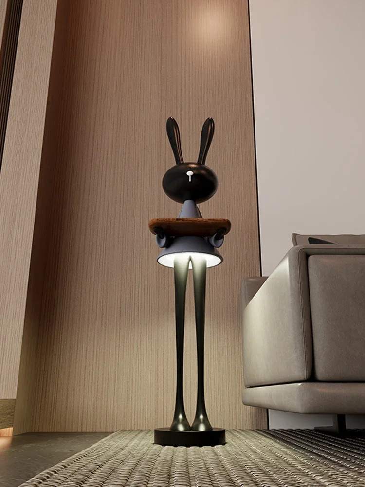 

Cream wind French light luxury decoration living room sofa bedroom bedside vertical rabbit
