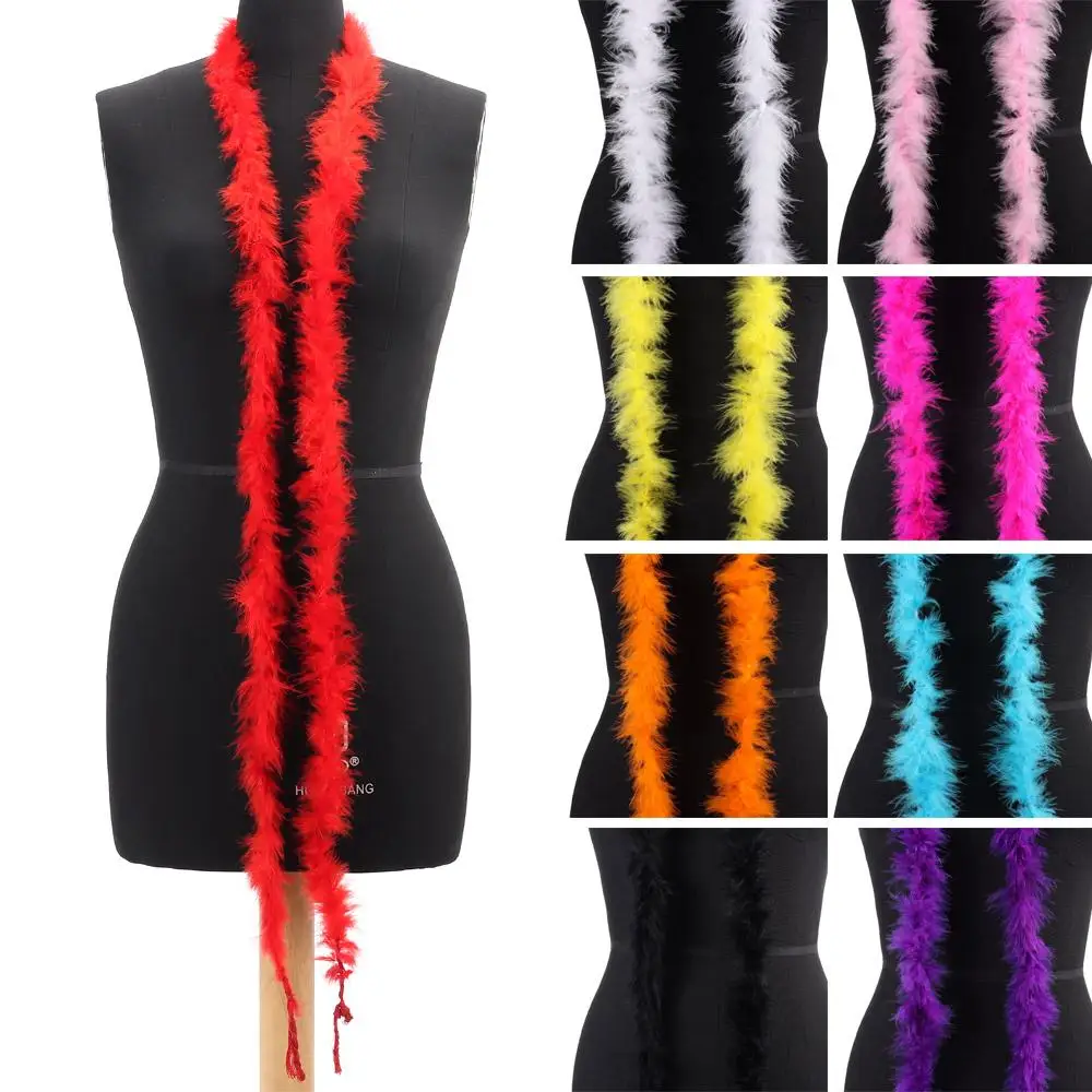 Jurk Bruiloft Benodigdheden Feestdecoratie Cosplay Kerstboom Veer Boa Strip Veren Kleding Stof Grament Accessaries