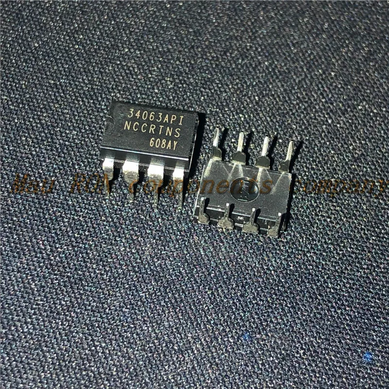 10PCS/LOT  MC34063API DIP8 MC34063AP1 DIP-8 MC34063 34063API  New original  In Stock