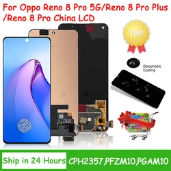 AMOLED For Oppo Reno8 Pro 5G CPH2357 LCD Reno 8 Pro (China) PGAM10 Display Touch Screen For Reno 8Pro+ Plus PFZM10