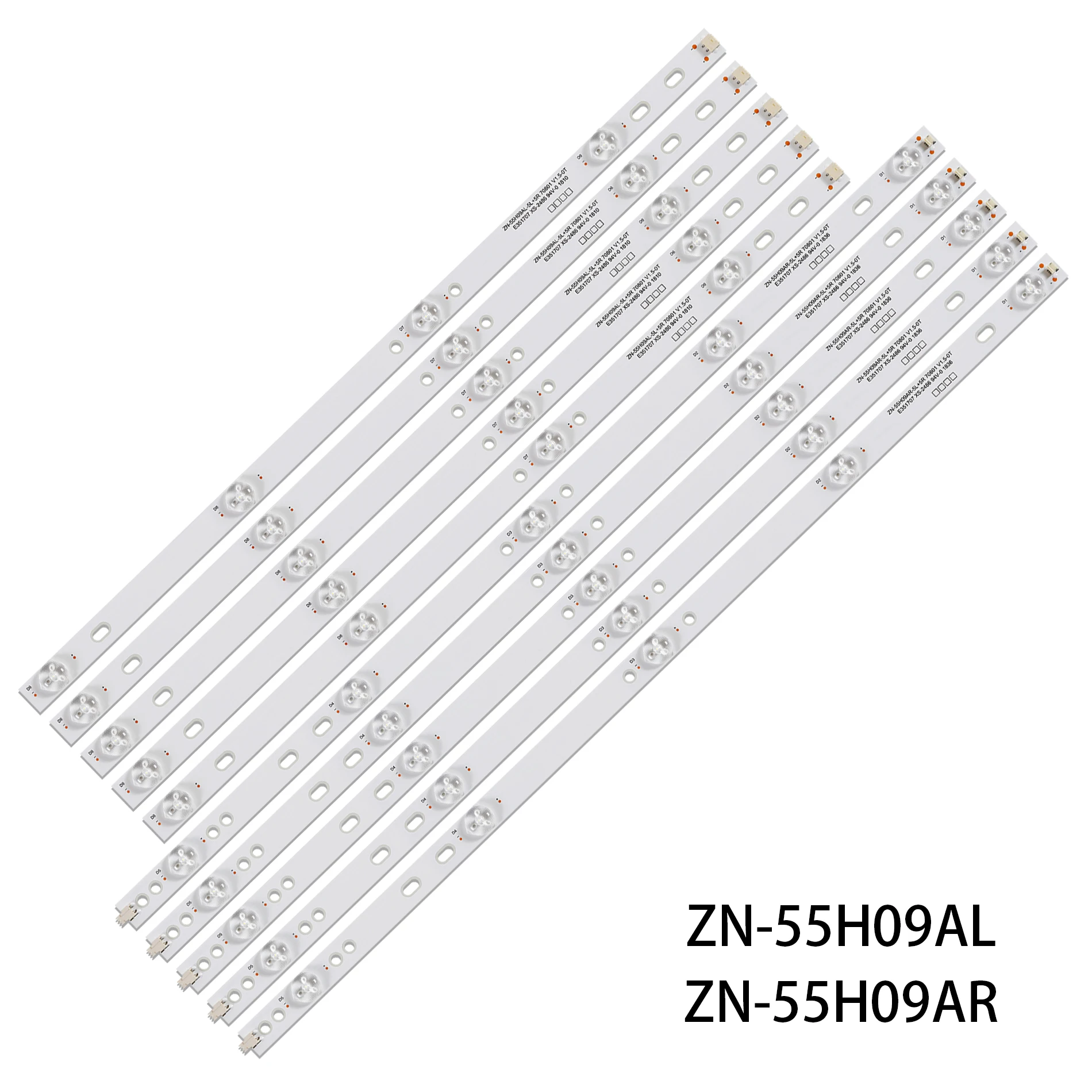 

Светодиодная лента для подсветки 9, лампа для Polar TV P55L21T2CSM L55UHDPR001 ZN-55H09AR ZN-55H09AL-5L+5R 70801 V1.5-OT