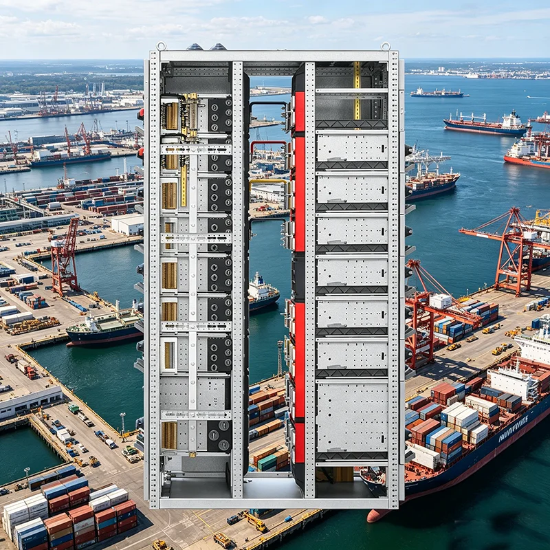 MNS LV Switchgear 415V Three Phase Industrial Power Distribution Panel