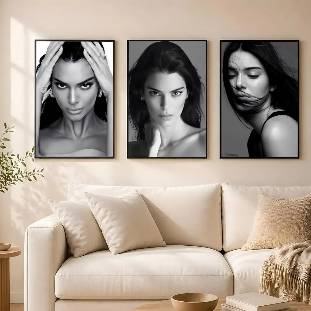 k-Kendall Jenners singer Poster poster Self-adhesive wall stickers, suitable for room decoration, high-quality printing.
