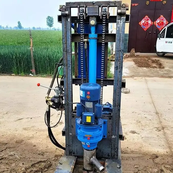 Customized Shallow Well Special Water Well Drilling Rig 100m Small  Mini Household Drilling Equipment