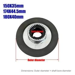 150X35mm 180X40mm 174X4.5mm Electromagnetic brake pad for electric Motor brakese friction disc Brake pad gear assembly