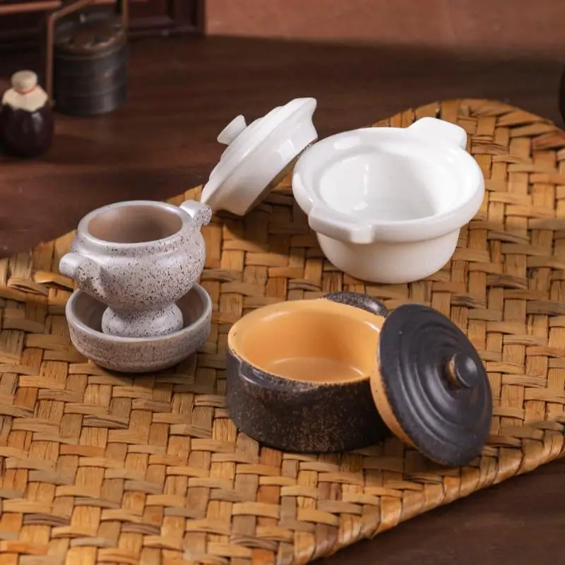 Articles de cuisine miniatures pour maison de poupée ; Pot, assiette et modèle alimentaire en argile pour bricolage