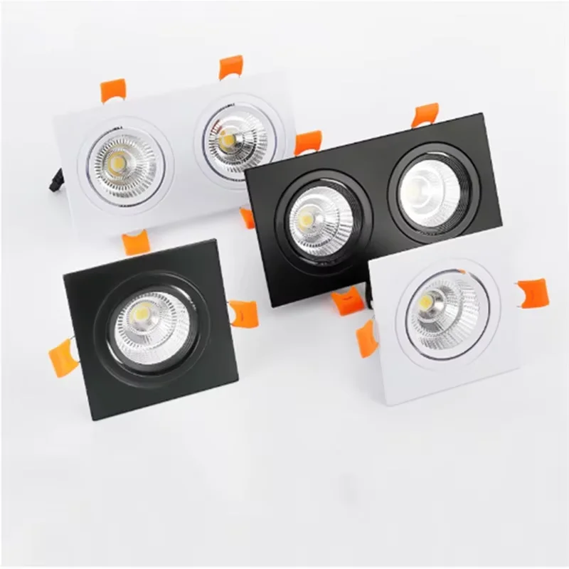 

Dimmable Recessed Anti Glare LED Downlights 7W/9W/12W/14W/18W/24W COB Ceiling Lamps Spot Lights AC90~260V For Home illumination