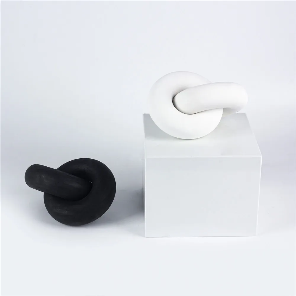 Meijian Decor Round Resin Multi Rings Display Modern Minimalist Wabi Sabi Home Decor Art Home Decor