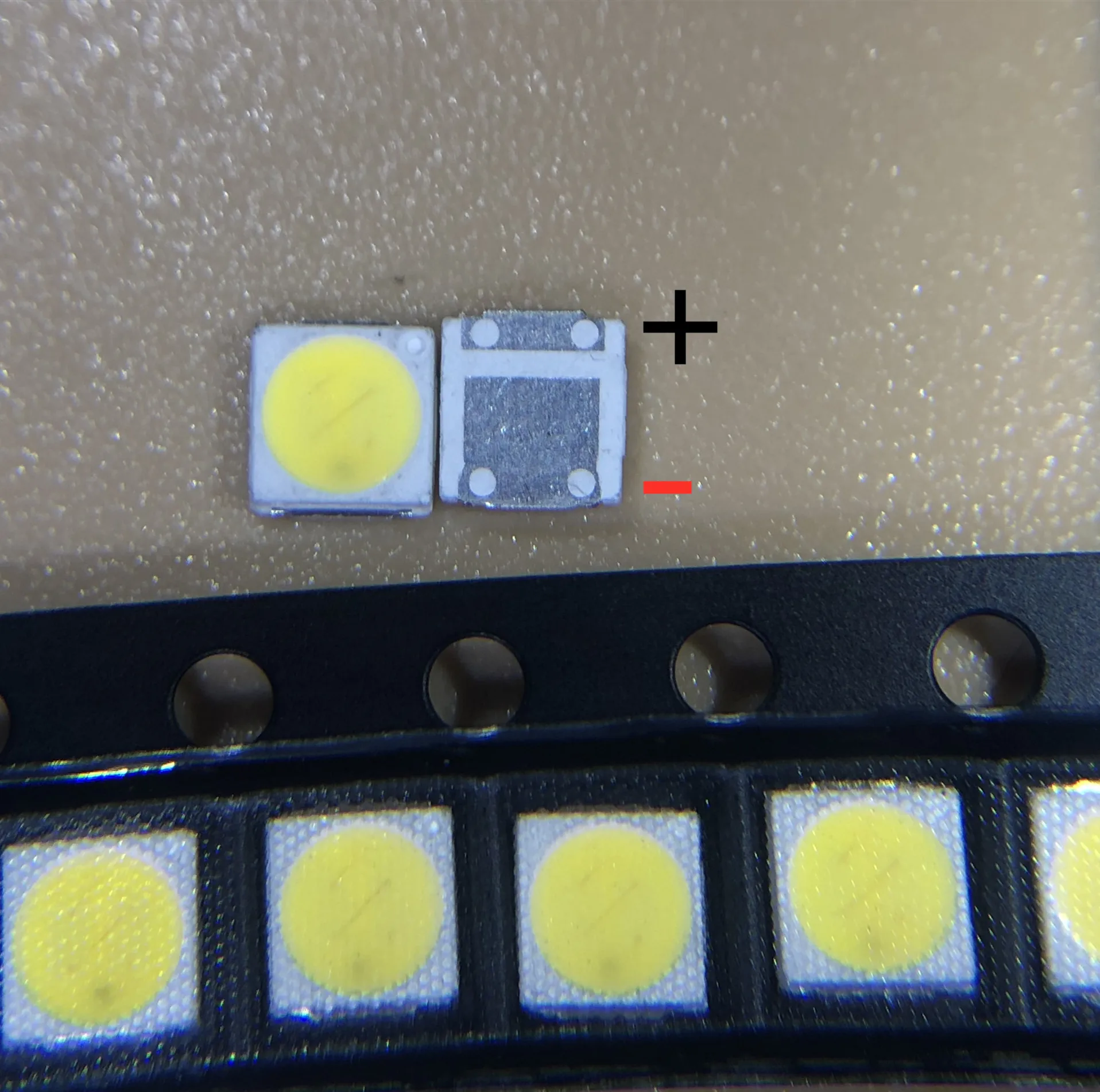 100pcs 3030 Backlight High Power LED DOUBLE CHIPS 1w 1.5W 2w 3V-3.6V 6v 9V lextar JUFEI AOT Cool white PT30A66 TV