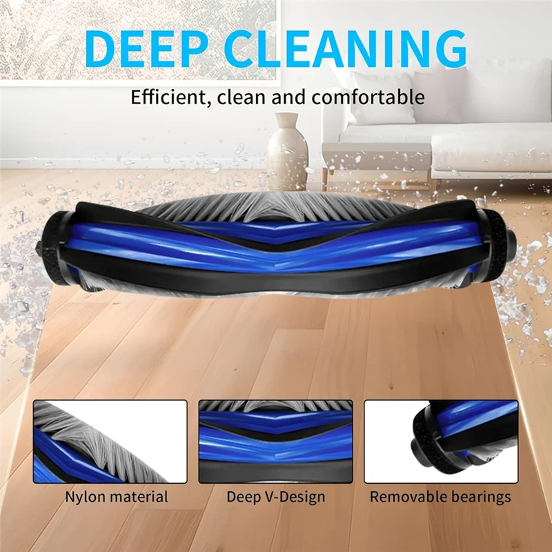 

Комплект аксессуаров ABMI-20 шт. для основной щетки ECOVACS DEBOT T50 PRO Omni, подушечки для швабры, боковые щетки,