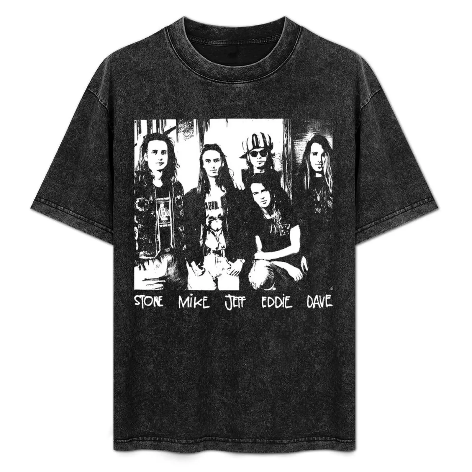 

Футболка Grunge Band, базовая однотонная футболка на все сезоны