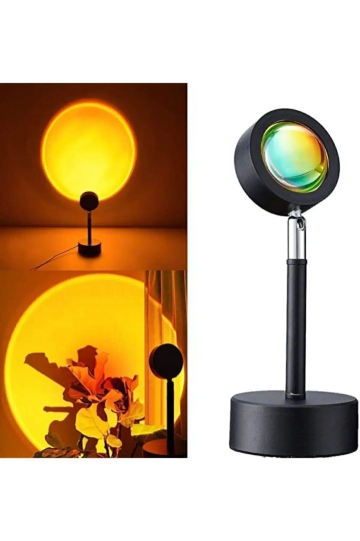 Sunset Projector Lamp Decorative Light Table Lamp Romantic Photo Shoot Usb Led Light Stylish Decorative 2022 Trend Model